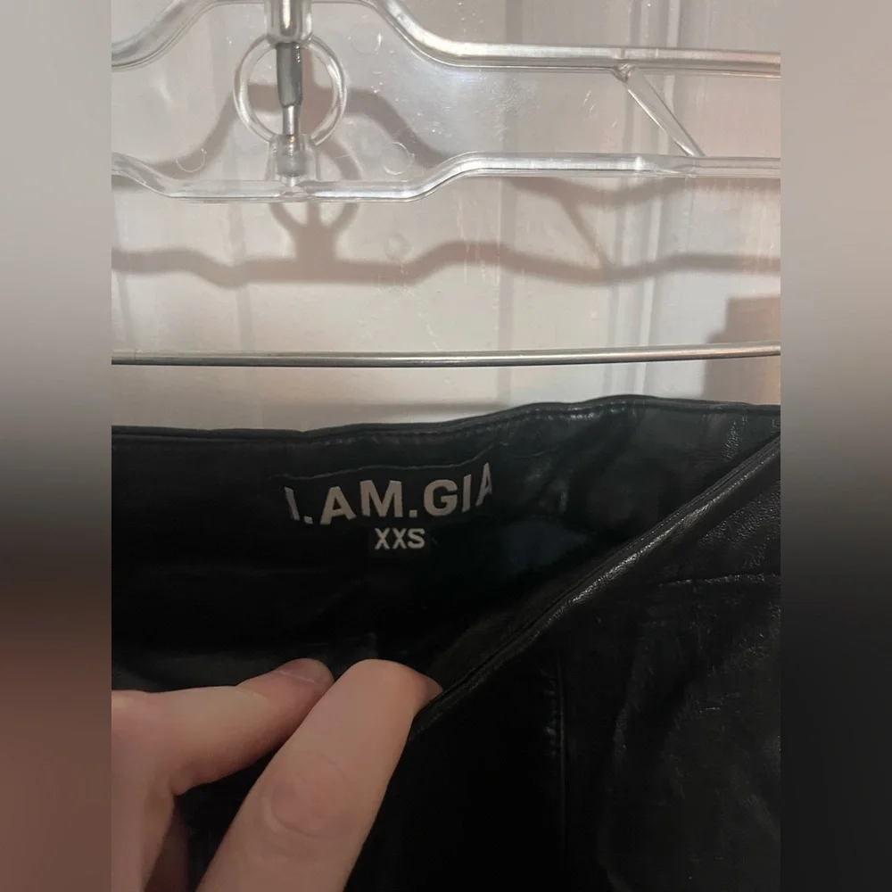 I.AM.GIA Faux Leather Pants Black XXS